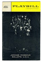 Playbill Jerome Robbins Ballets U S A 1961 Al Hirschfeld Drawings  - £27.26 GBP