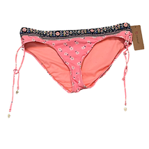 Daniel Cremieux Bikini Bottom Swimwear Size Large Pink Floral Side Tie W... - £15.81 GBP