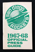 1967-68 San Diego Rockets Official Press Guide Vintage Basketball NBA Pat Riley - £155.74 GBP