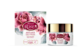 Day face cream Q10+Retinol+Vit C&amp;Natural Bulgarian Rose oil Anti-wrinkle 50gr - £6.96 GBP