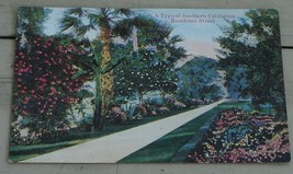 Vintage Colortone Postcard, A Typical Southern California Residence Street, VG C - £2.22 GBP