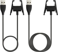 2-Pack Fitbit Charge 2 Charging Cable with cable Cradle Dock - Black - £7.94 GBP