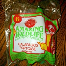 1995 Amazing Wildlife McDonalds Happy Meal Toy Plush - Galapago Tortoise  #6 - £2.32 GBP