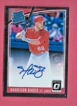 HARRISON BADER AUTOGRAPHED ROOKIE CARD - $18.00