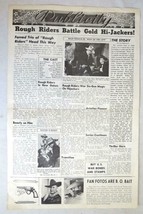 Original 1941 ARIZONA BOUND Publicity Ad Rough Riders Series Buck Jones ... - £15.57 GBP