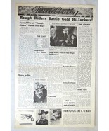 Original 1941 ARIZONA BOUND Publicity Ad Rough Riders Series Buck Jones ... - $19.79