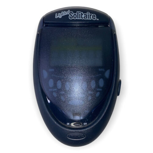 Radica Lighted Solitaire 2003 Travel Game Handheld Electronic Tested and Working - £21.33 GBP