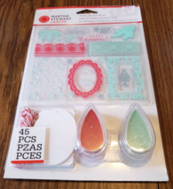Martha Stewart Christmas Stamp and Ink Set With Gift Tags - £7.76 GBP