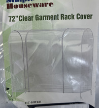 Simple Houseware Clear Garment Rack Cover - £13.94 GBP