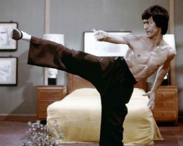 Bruce Lee in kung fu stance 1973 Enter The Dragon 11x17 inch poster - $19.99