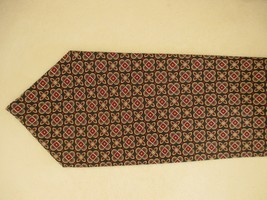 Christian Dior Monsieur Tie Figure Pattern 100% Silk Tie 3.75&quot; x 56&quot; - $267.08 MXN