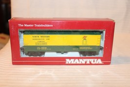 HO Scale Mantua, 40&#39; Box Car, North Western Refrigerator Yellow #15077 - 739-181 - £19.64 GBP
