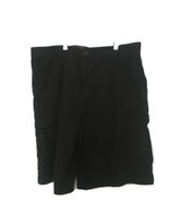Airwalk Men&#39;s Black Cargo Shorts Zip &amp; Button Casual Size 38  - £30.82 GBP