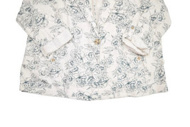 J Jill Linen Blend Floral Jacket Womens XL 1 Button Blazer Desert Blooms - £43.32 GBP
