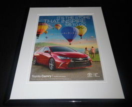 2016 Toyota Camry Framed 11x14 ORIGINAL Advertisement B - $34.64