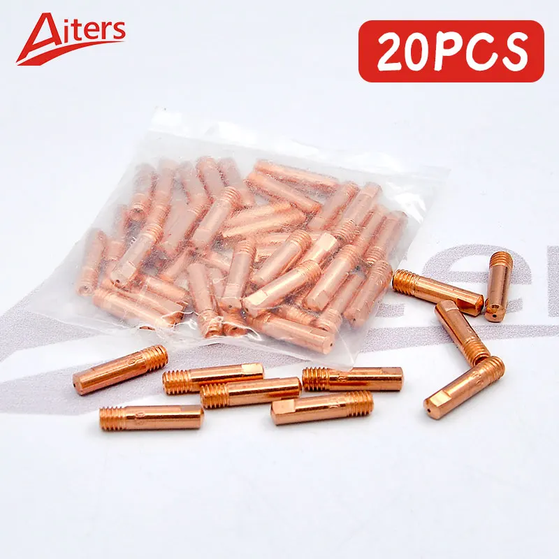 20PCS 15AK Contact Tips 0.6 0.8 1.0 1.2mm Welding Torch Consumables for ... - $57.85