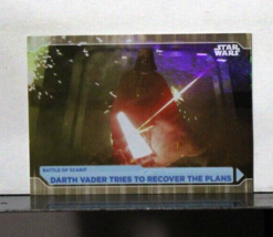 2021 Topps Star Wars Battle Plans Foil #59 Darth Vader Tries To Recover ... - £3.85 GBP