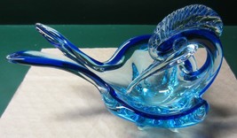 Art Glass Bird candy dish / dish  mid century modern - £37.60 GBP