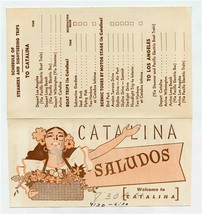 Catalina Island Steamship Line &amp; Catalina Saludos Ticket Jacket  - £22.15 GBP