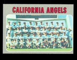 Vintage 1970 Topps Baseball Trading Card California Angels Team Card #522 - £6.04 GBP