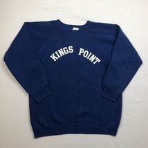 Vintage Kings Point Merchant Marines Academy Blue Sweatshirt Size Medium - $49.47