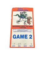 1993 Tennessee Volunteers at Florida Gators 9/18 Ticket Shuler vs. Wuerf... - €17,28 EUR
