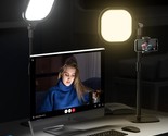 Desktop Video Conference Light For Zoom Meeting, Computer, Laptop, Work ... - £72.68 GBP