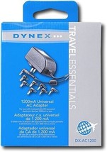 Dynex DX-AC1200 Universal AC Power Adapter Output DC 3V 4.5V 5V 6V 9V 12... - $14.95