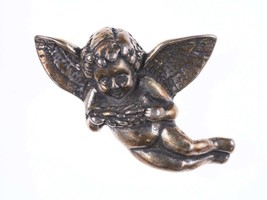 Rebecca Collins Cast Oxidized sterling silver angel pin - £105.91 GBP
