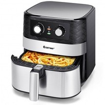 1700W 5.3 QT Electric Hot Air Fryer with Stainless steel and Non-Stick Fry Bask - £92.82 GBP
