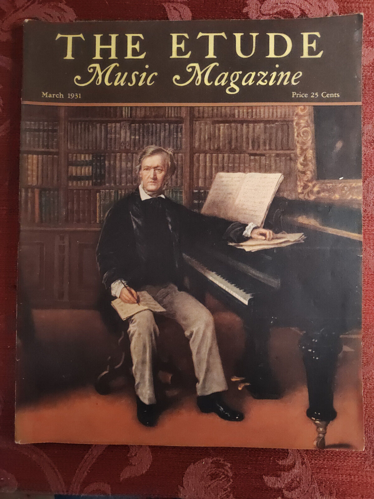 Primary image for Rare ETUDE magazine March 1931 Franz Von Ehrenmeister Richard Wagner