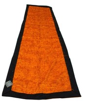 C&amp;F Halloween Orange Sparkly 17x72 inch Table Runner - $15.72