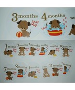 Puppy Monthly baby stickers - €6,93 EUR
