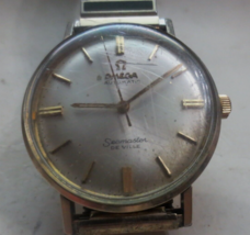 Vintage Omega Seamaster DeVille Automatic 14K Gold Filled Wristwatch Working - £521.15 GBP