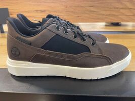 NEW TIMBERLAND MEN&#39;S ALLSTON LOW LACE SNEAKER DARK BRW NUBUCK A69WD-W01 - €86,56 EUR