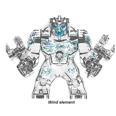 Building Custom Big Size Wind Elemental Infinity Gauntlet Movie Minifigure - $9.50