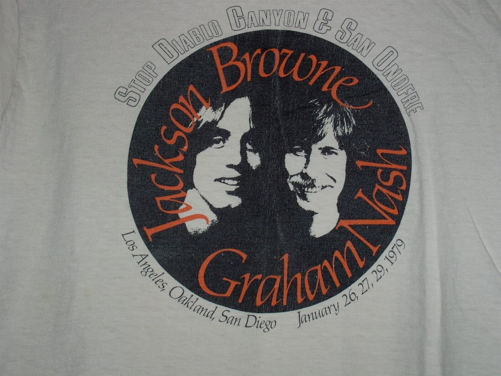 Jackson Browne & Graham Nash コンサートTシャツ Jackson Browne Graham Nash Concert Shirt and 50 similar items