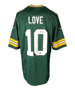 Jordan Love Signé Vert Bay Packers Vert Nike Jeu Réplique Jersey Bas ITP - $475.30