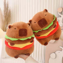 Hamburg Capybara Dog Plush Toy Fluffty Kawaii Plushie Doll Simulation Ca... - $9.22+