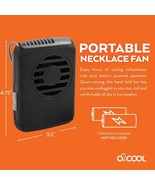 O2COOL 3.5 inch Deluxe Personal Battery Powered Necklace Fan for Cooling... - $364.28 MXN