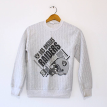Vintage Kids Los Angeles Raiders Football Sweatshirt Medium - $46.44