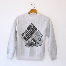 Vintage Kids Los Angeles Raiders Football Sweatshirt Medium - £36.91 GBP