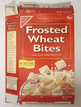 Empty Cereal Box 1996 NABISCO Frosted Wheat Bites POST 15 oz - $5.58