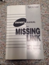 Brother Missing Link Owners Manual - $22.52