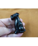 Y-DOG-AI-717 little Black onyx FOX WIRE AIREDALE Terrier dog GEMSTONE fi... - £18.57 GBP