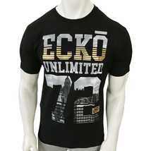 Nwt Ecko Unltd. Msrp $38.99 Men&#39;s Black Crew Neck Short Sleeve T-SHIRT Size M - $17.09