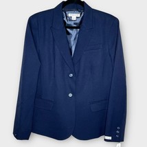NWT PENDLETON navy blue virgin wool 2 button blazer suit jacket size 16 - £75.68 GBP