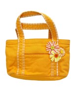 Gymboree Vintage Orange Canvas Tote Bag Girls Purse - $274.16 MXN