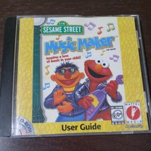 Vintage 1999 Sesame Street PC CD-ROM Music Maker Software Education Mattel Media - £26.25 GBP