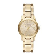 Burberry BU9134 Light Champagne Dial Light Gold-Tone Ladies Watch - £303.05 GBP